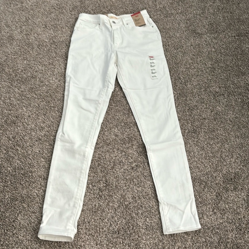 Levi’s Skinny White Jeans
